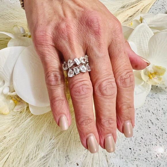 Natural Sapphire Ring Size 7 14k W Gold 5.76 TCW Certified $6,950 219078 - Picture 9 of 15